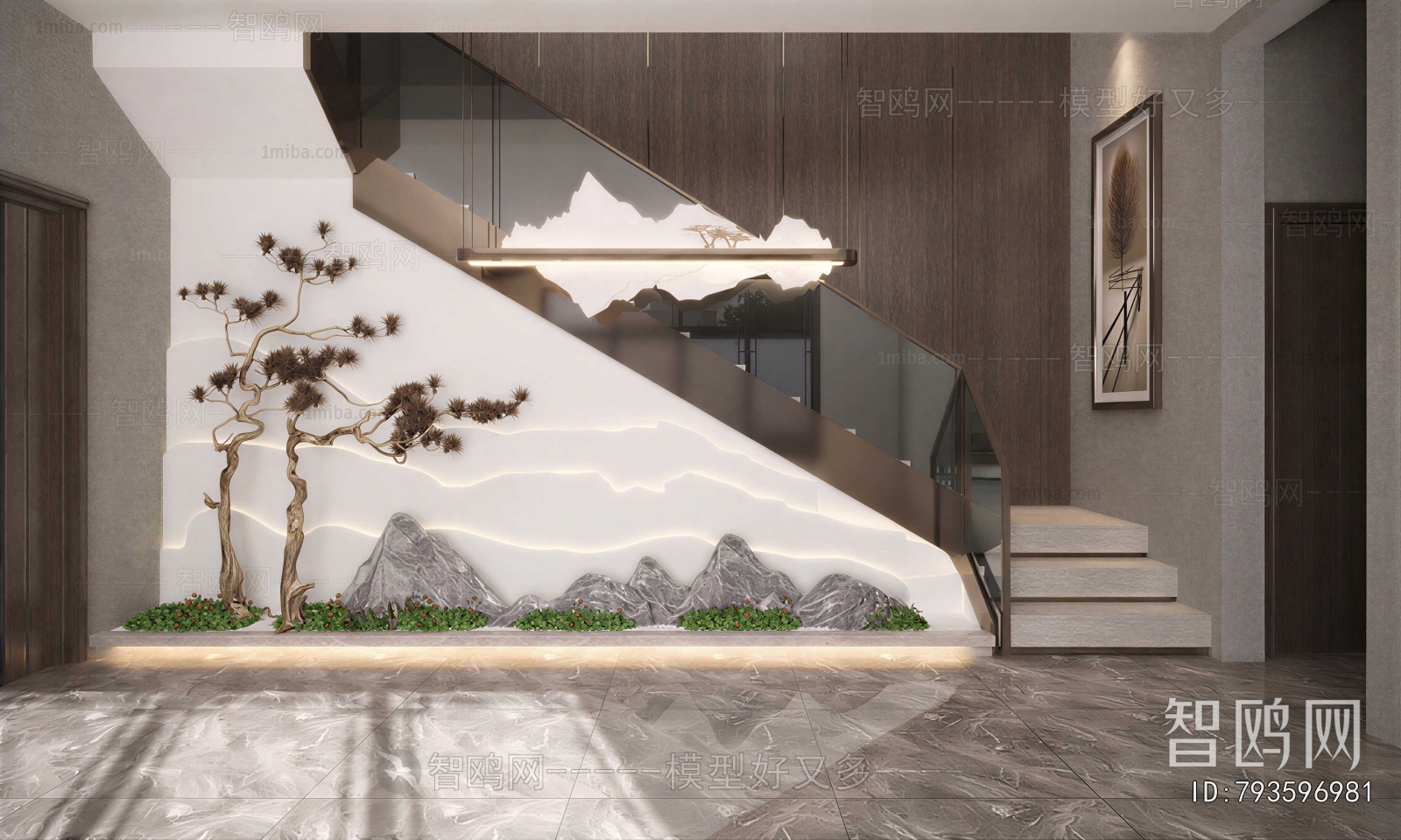 New Chinese Style Plant Landscaping