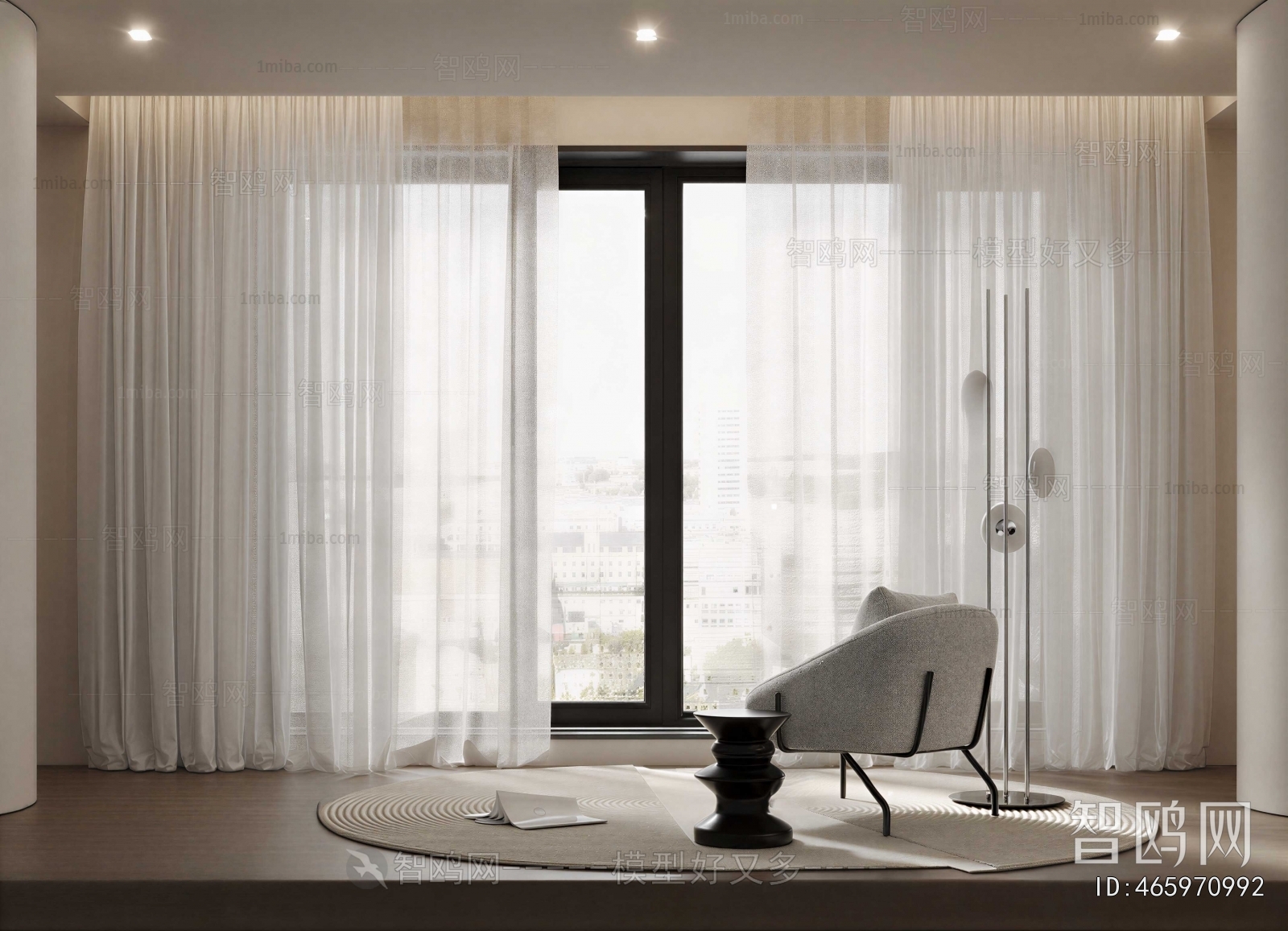 Modern The Curtain