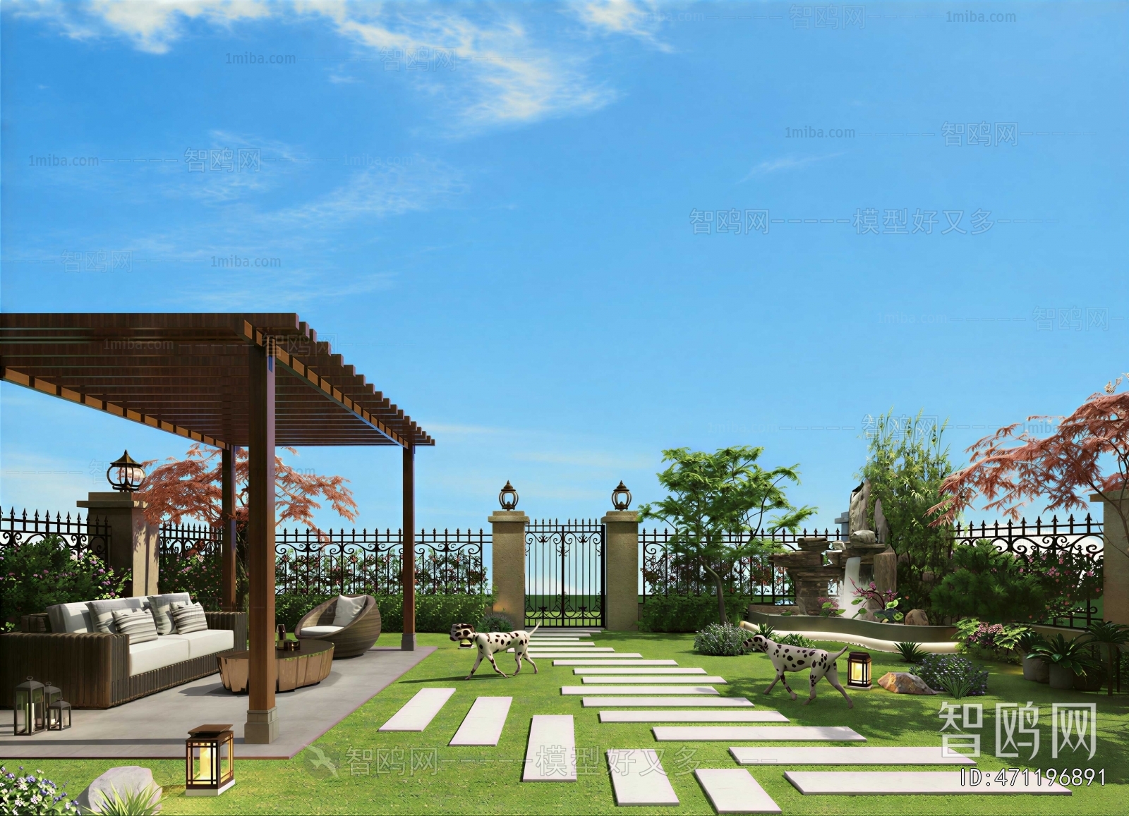 Modern Courtyard/landscape