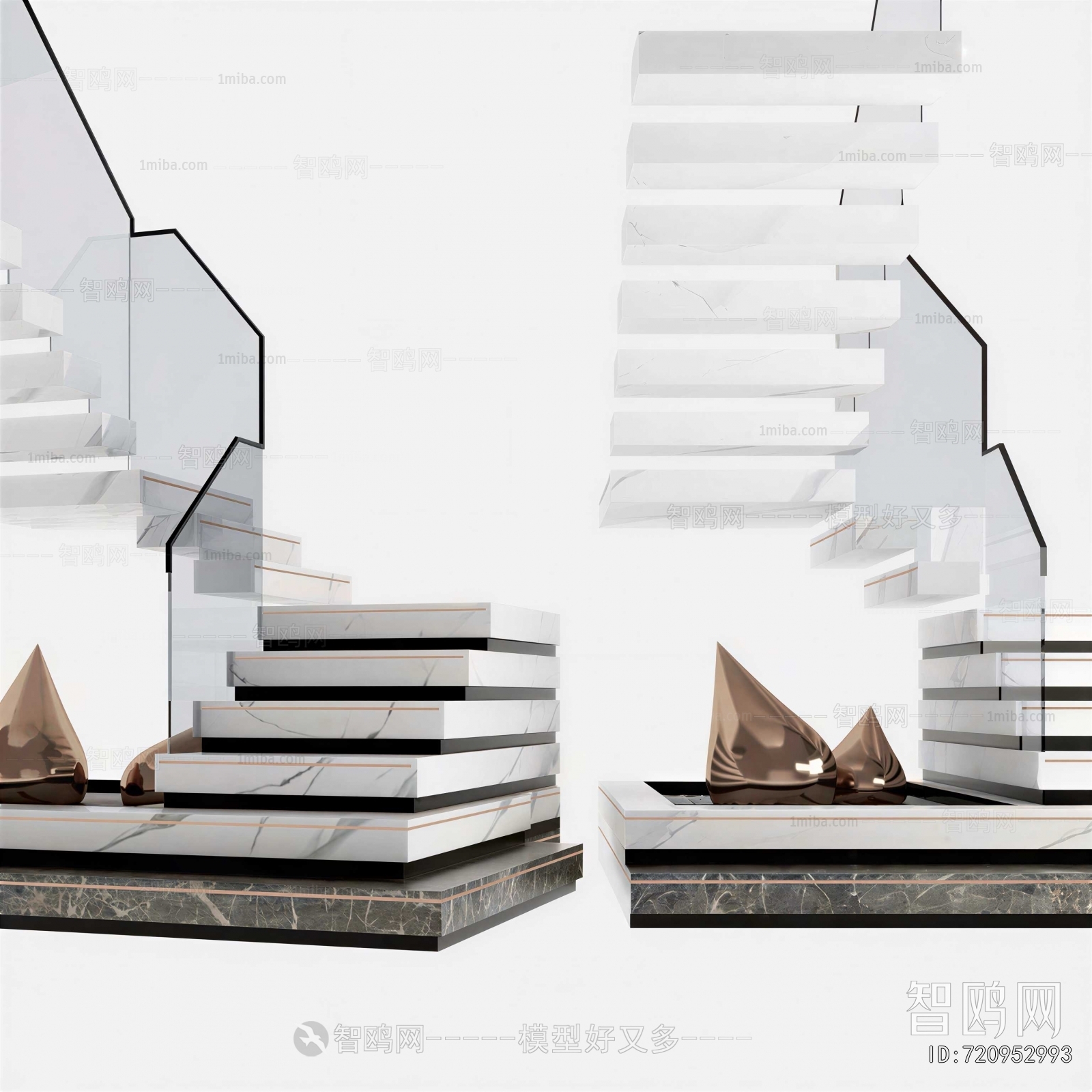 Modern Stair Balustrade/elevator