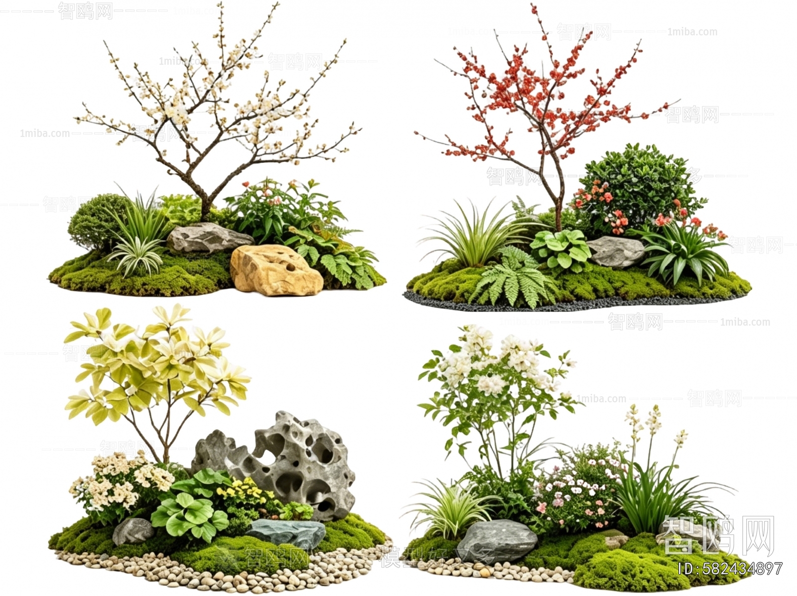 New Chinese Style Plant Landscaping