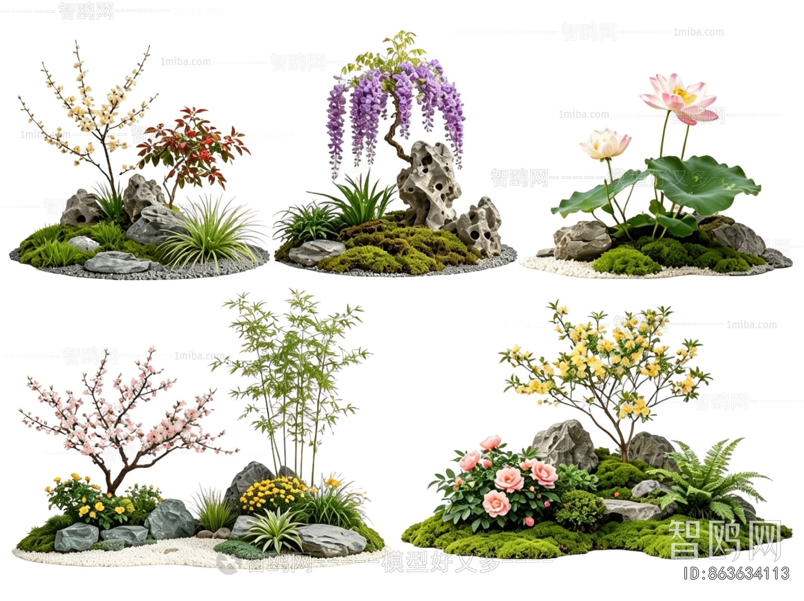 New Chinese Style Plant Landscaping