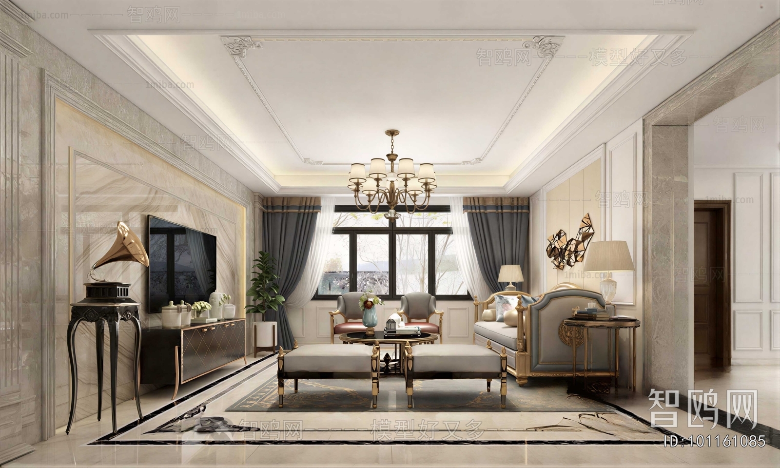 European Style A Living Room