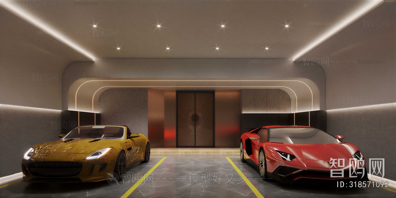 Modern Underground Garage