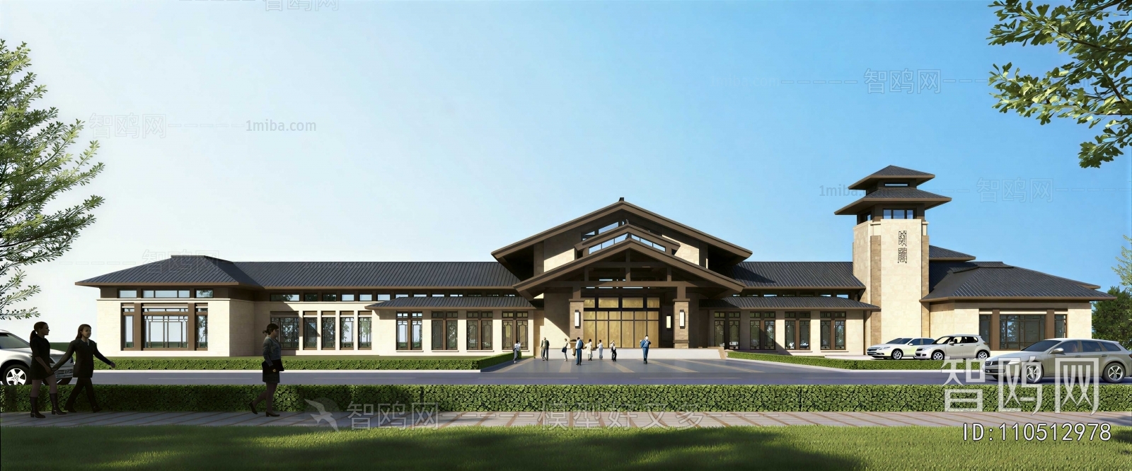New Chinese Style Public Building
