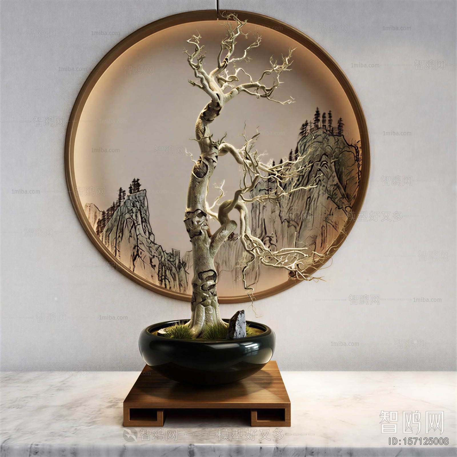 New Chinese Style Bonsai