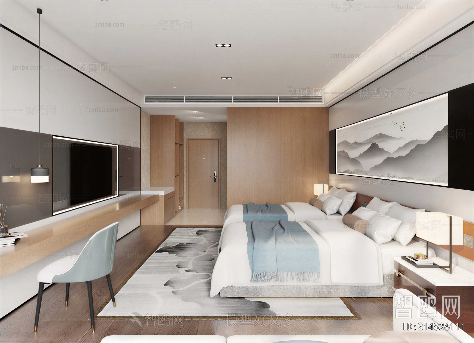 New Chinese Style Guest Room