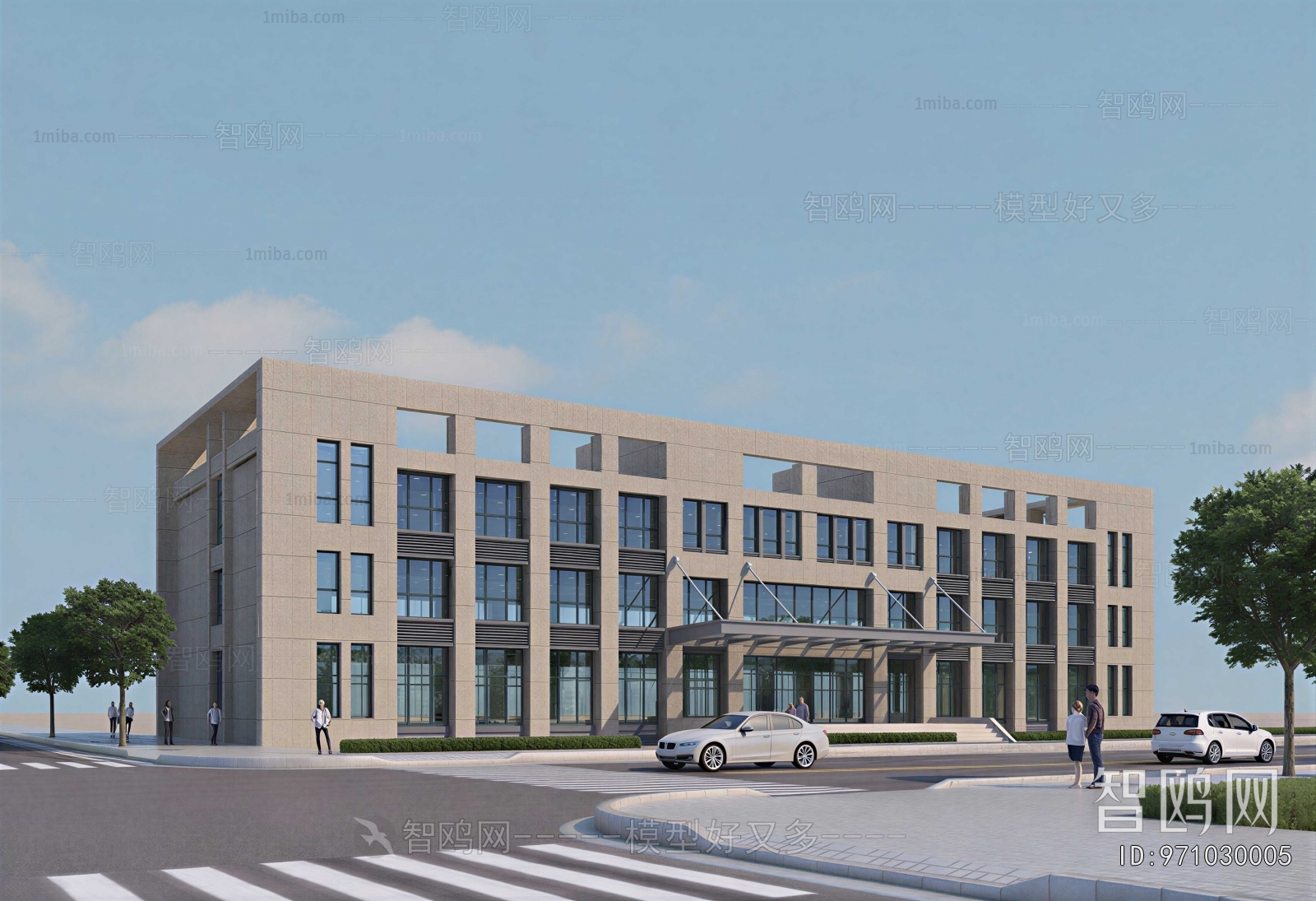 Modern Appearance Of Commercial Building