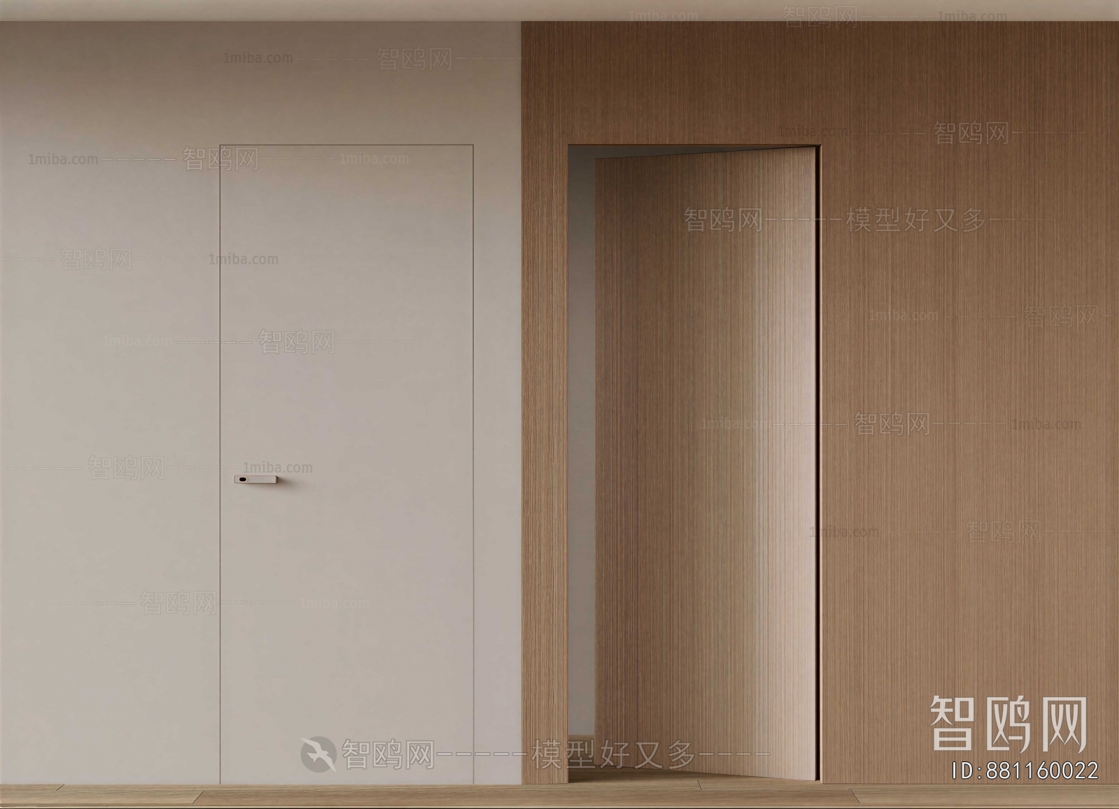 Modern Single Door