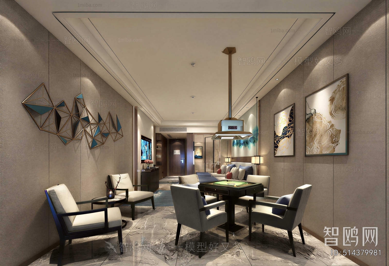Modern Chess And Card Room