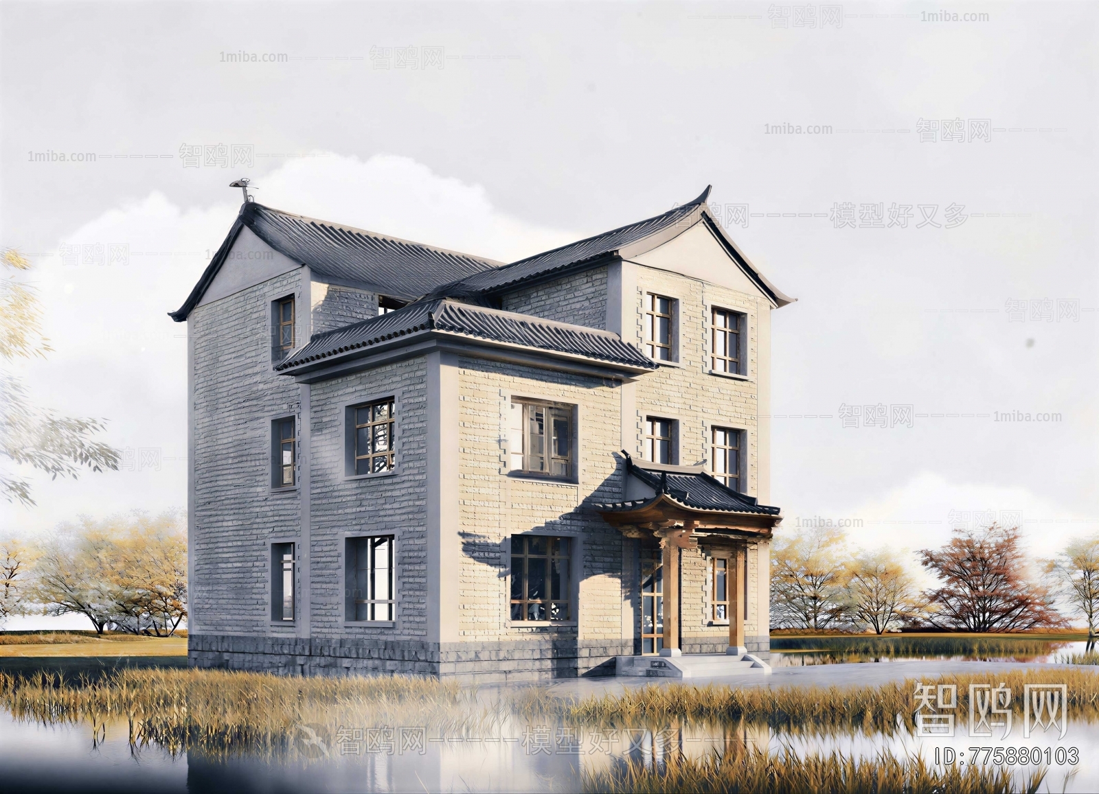 New Chinese Style Detached Villa