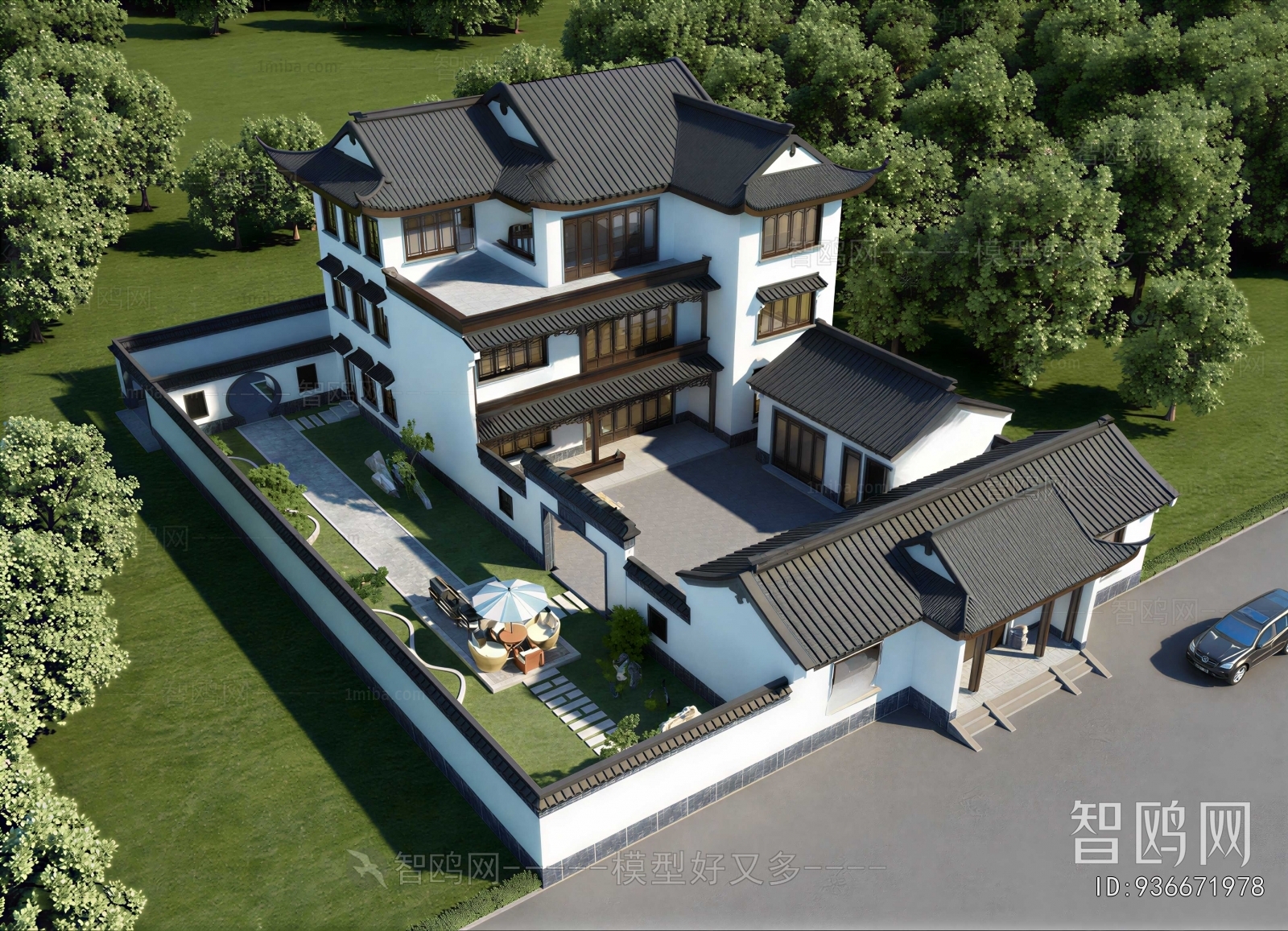 New Chinese Style Detached Villa