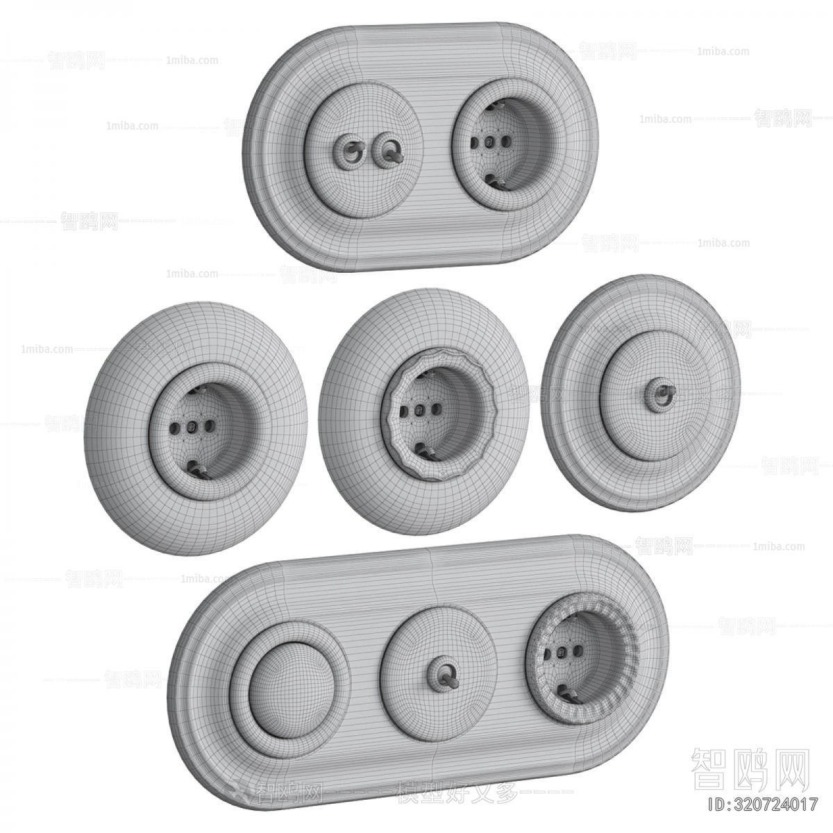 Modern Switch Socket Panel