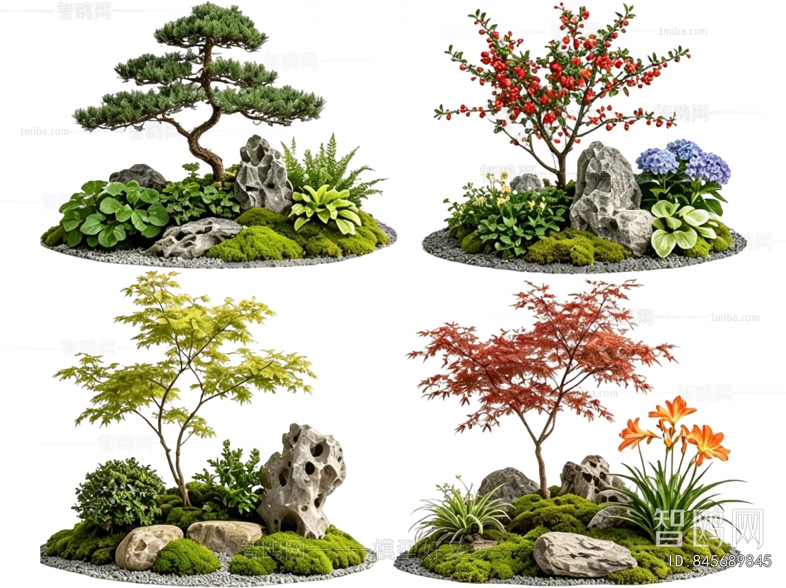 New Chinese Style Plant Landscaping