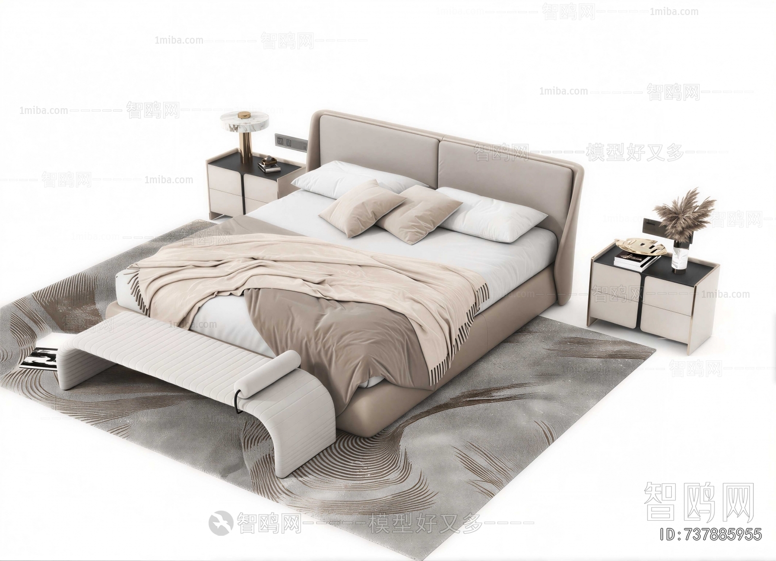 Modern Double Bed