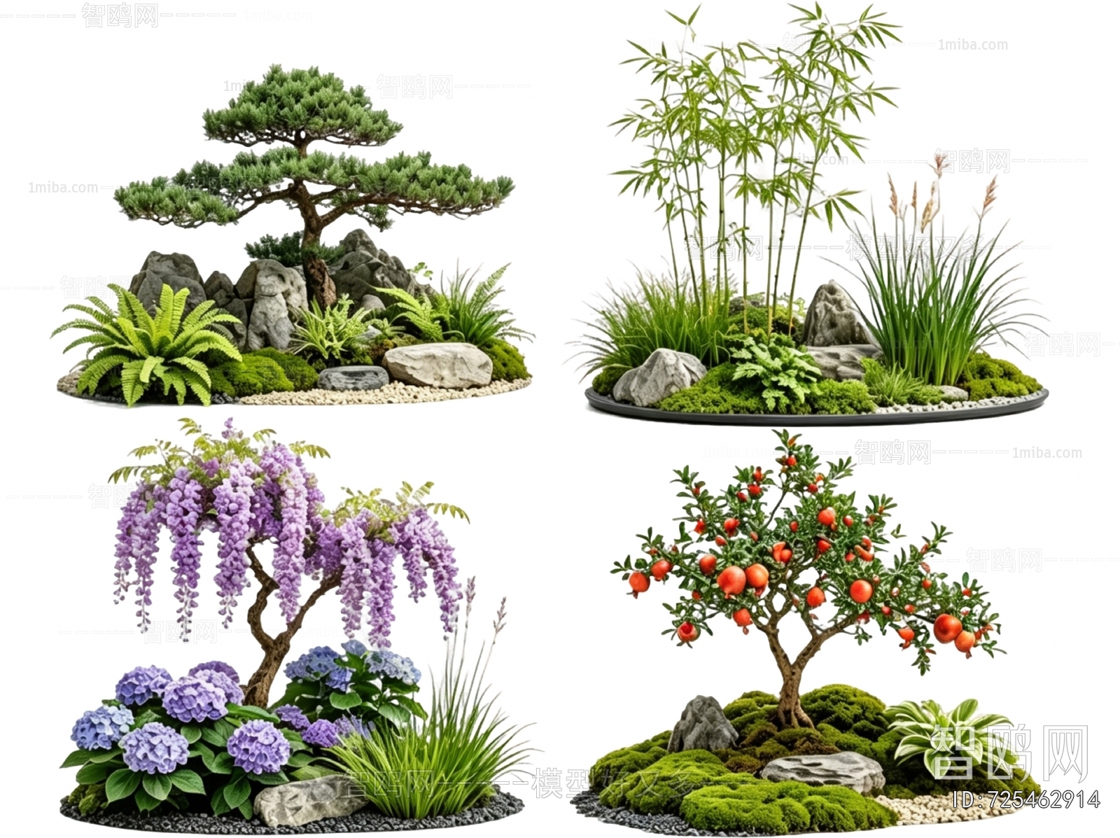 New Chinese Style Plant Landscaping