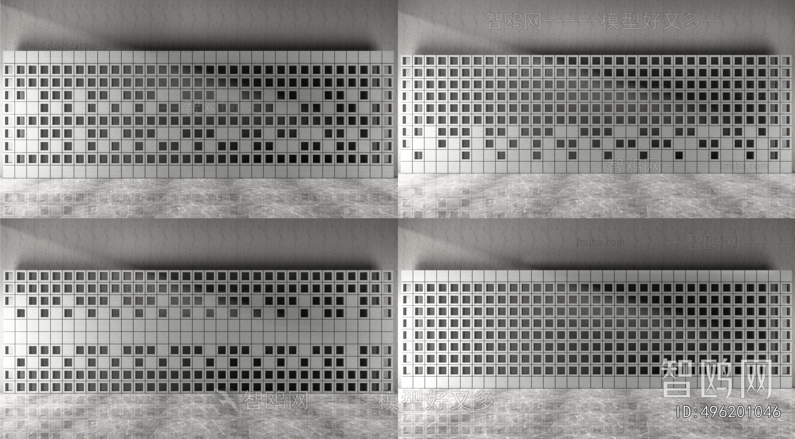 Modern Cement Brick Screen Partition