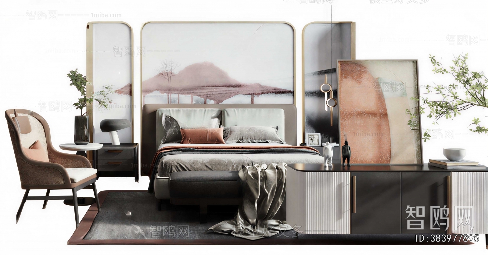 Modern Double Bed