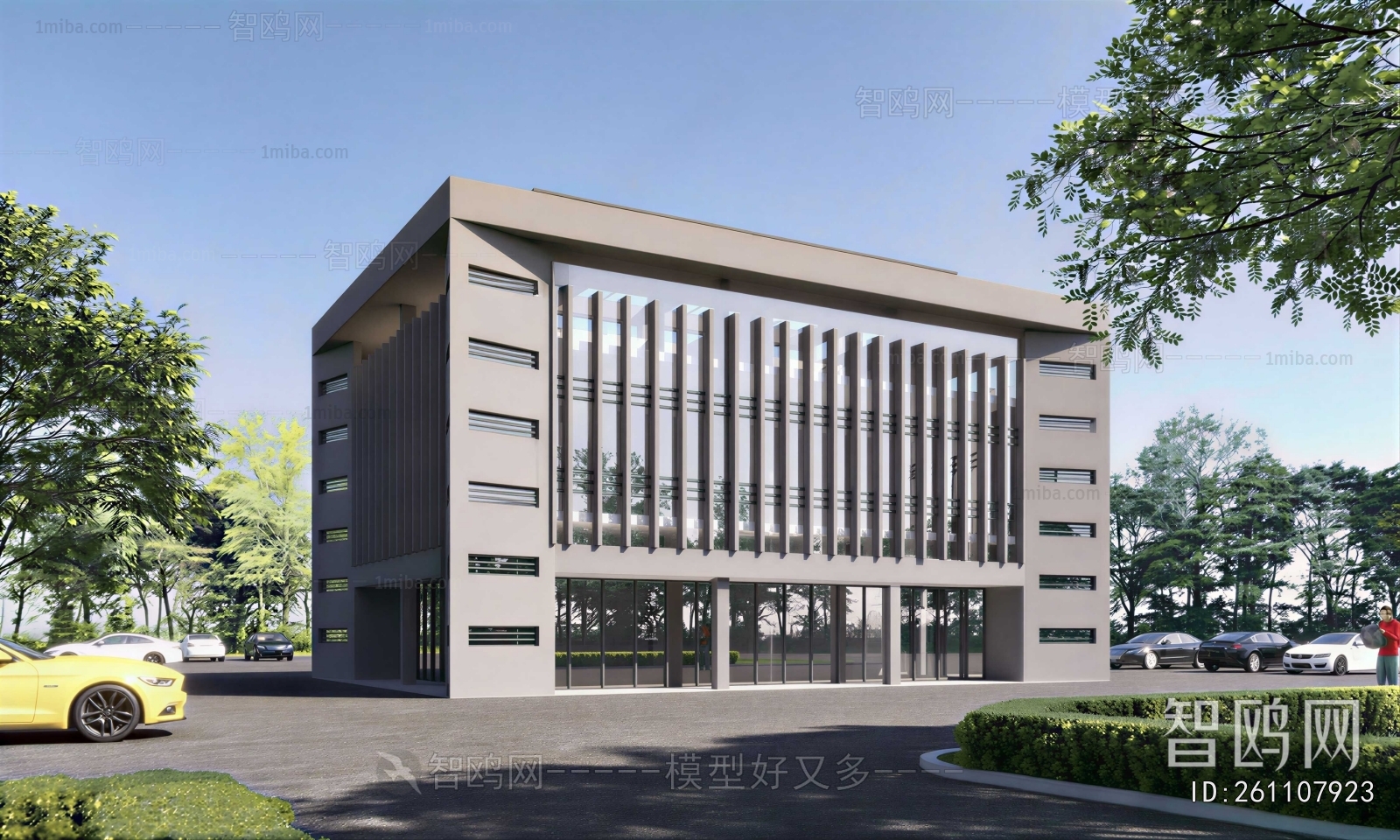 Modern Appearance Of Commercial Building