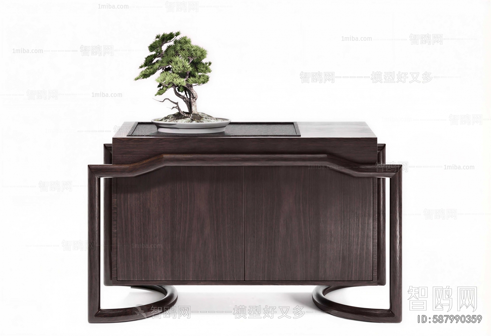 New Chinese Style Side Cabinet