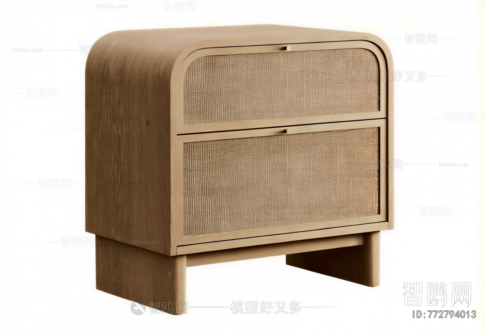Wabi-sabi Style Bedside Cupboard