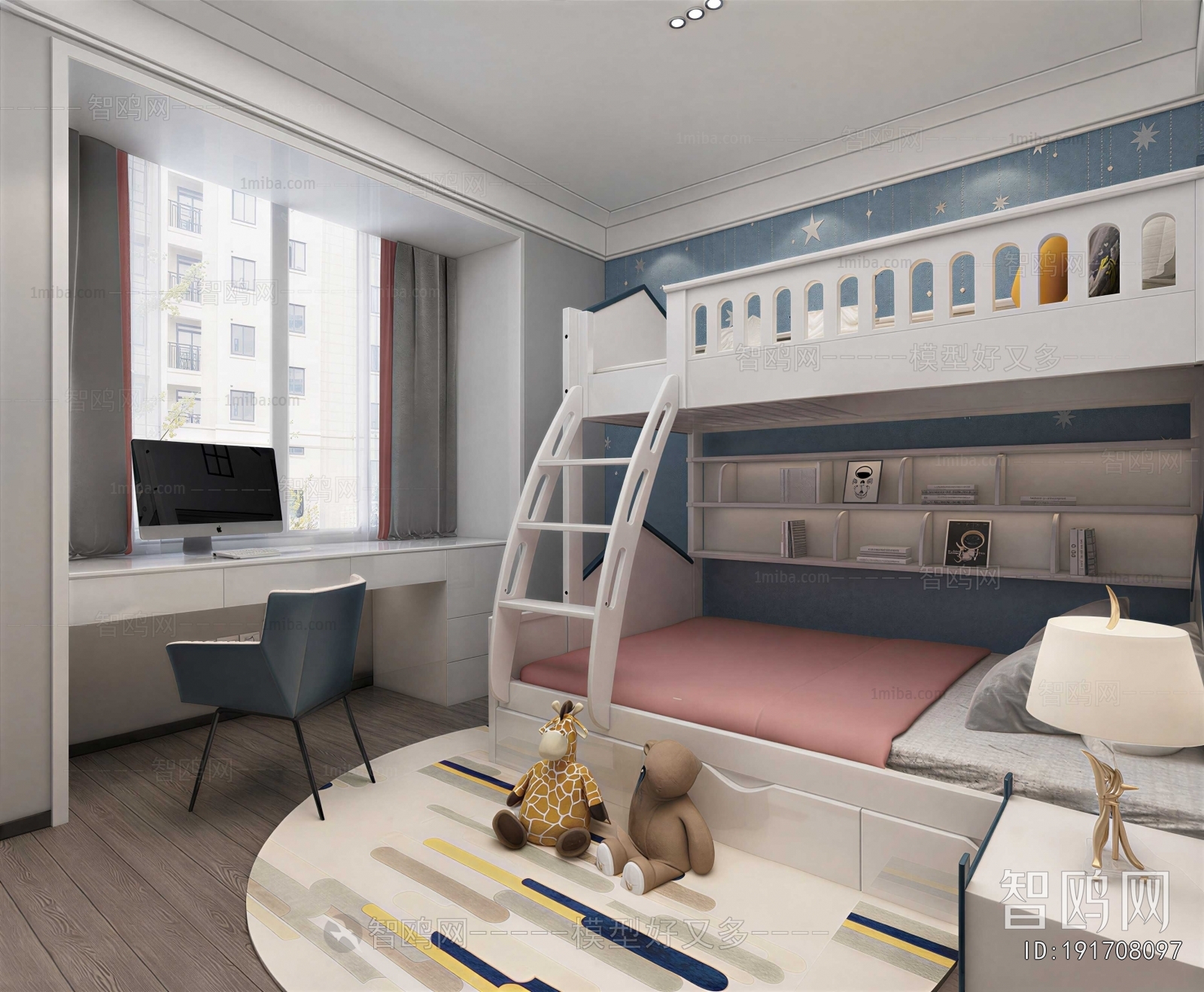 Modern Boy's Room And Son's Room