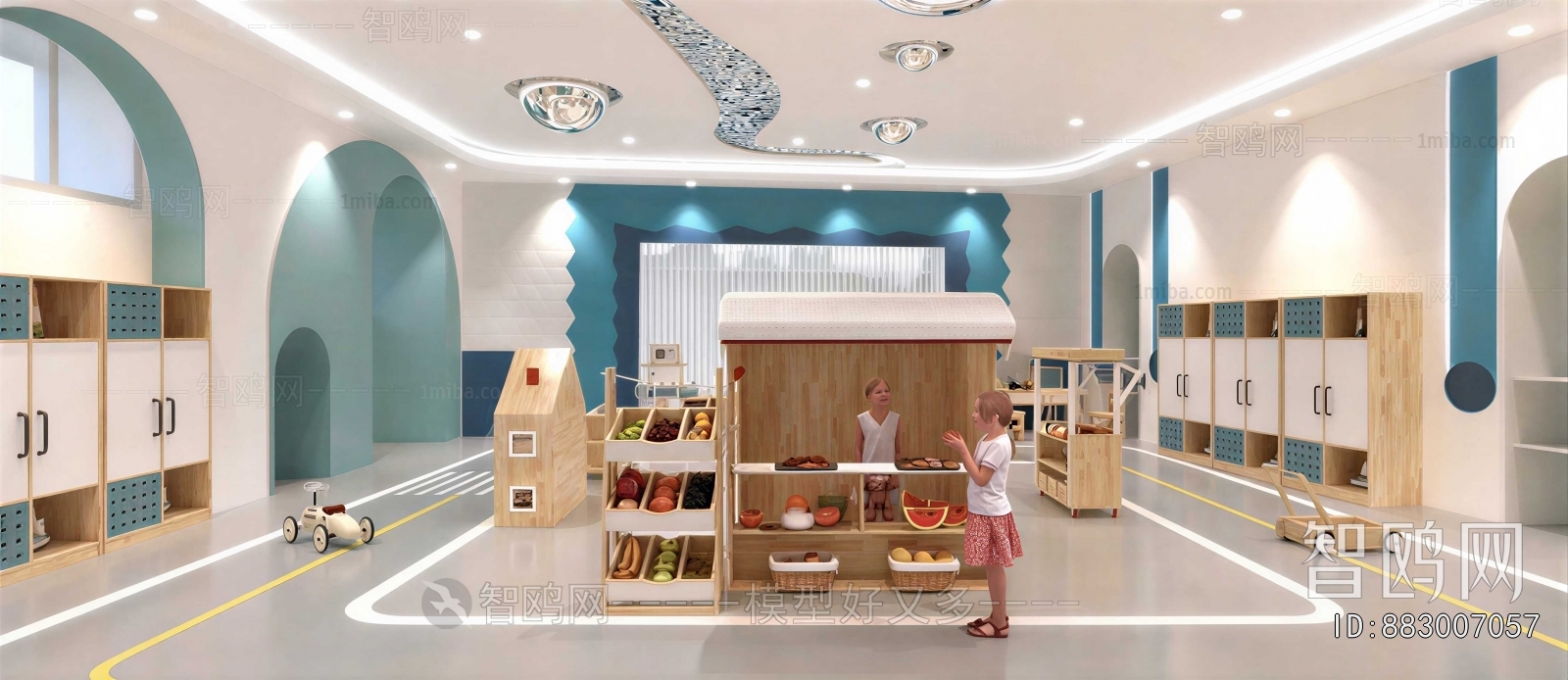 Modern Children's Playroom