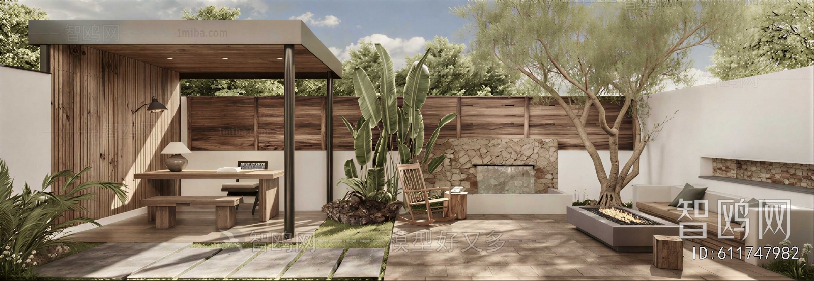 Modern Courtyard/landscape