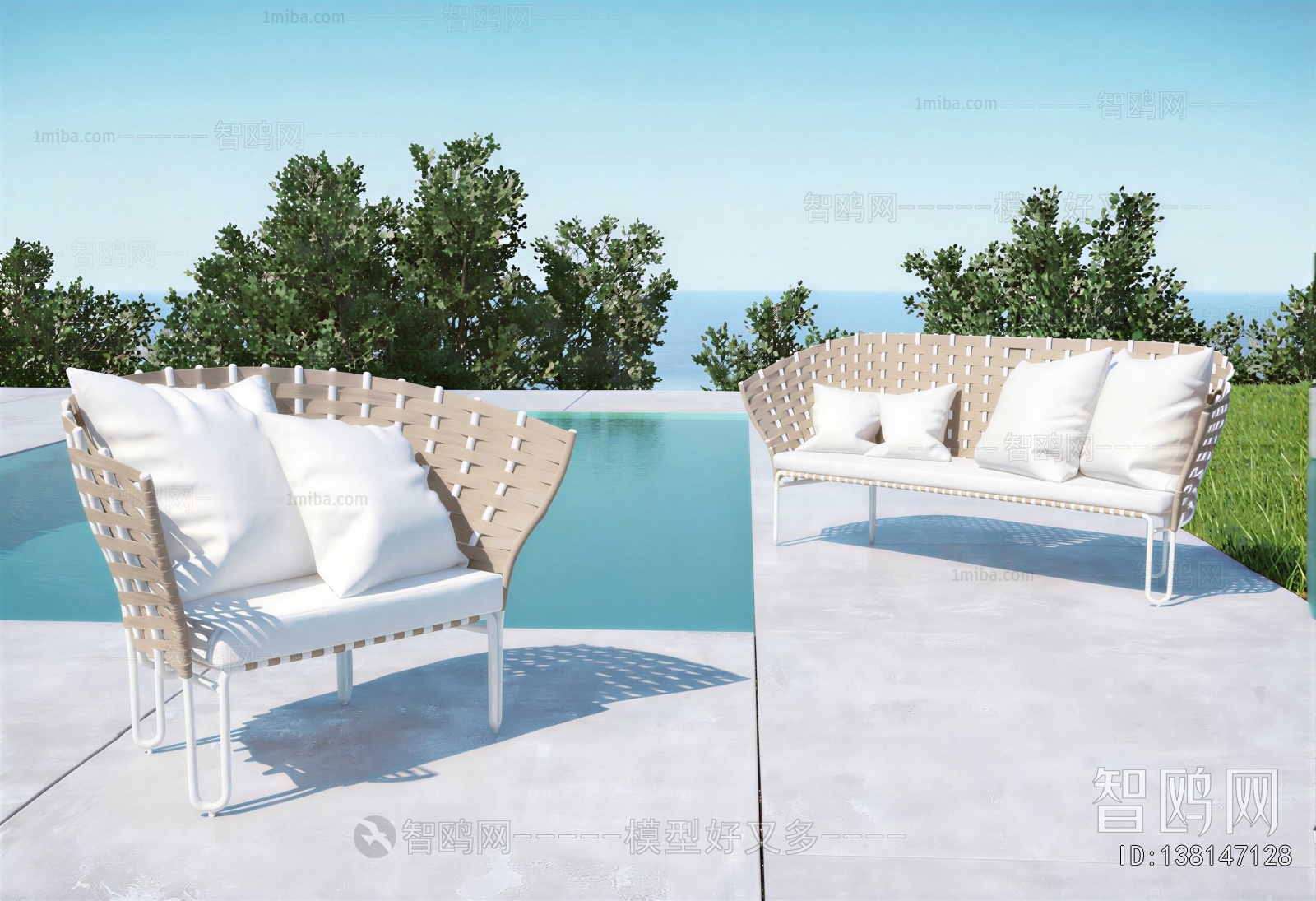 Modern Outdoor Sofa
