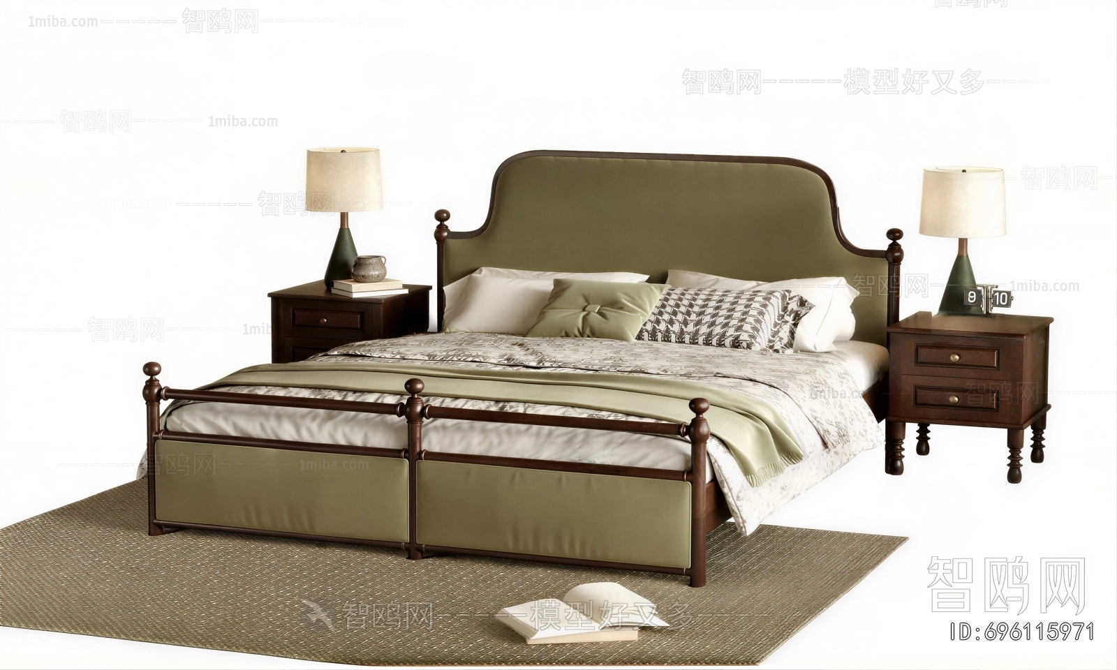 French Style Double Bed