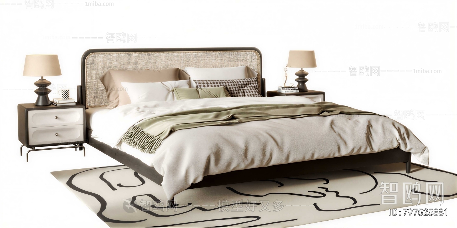 French Style Double Bed