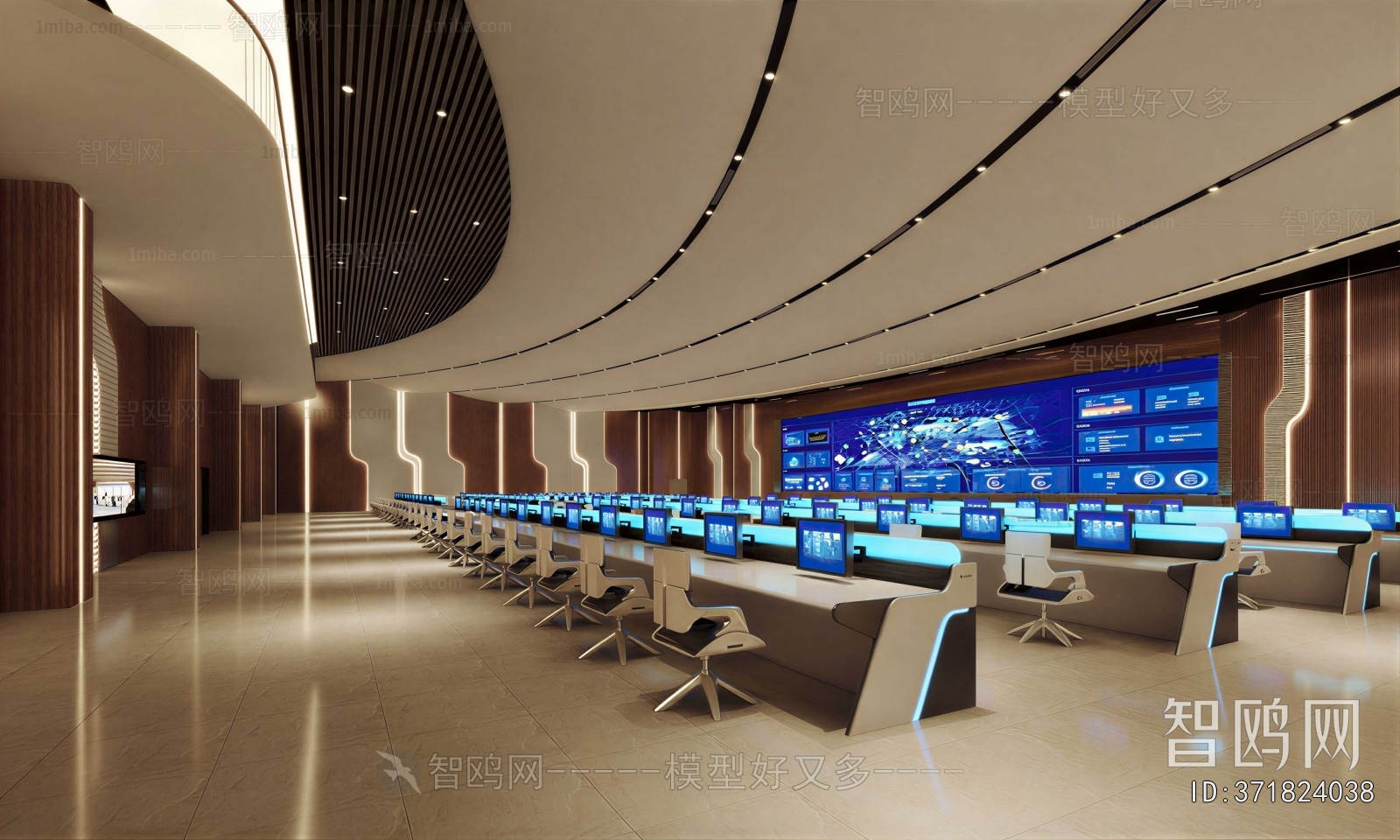 Modern Monitor Room