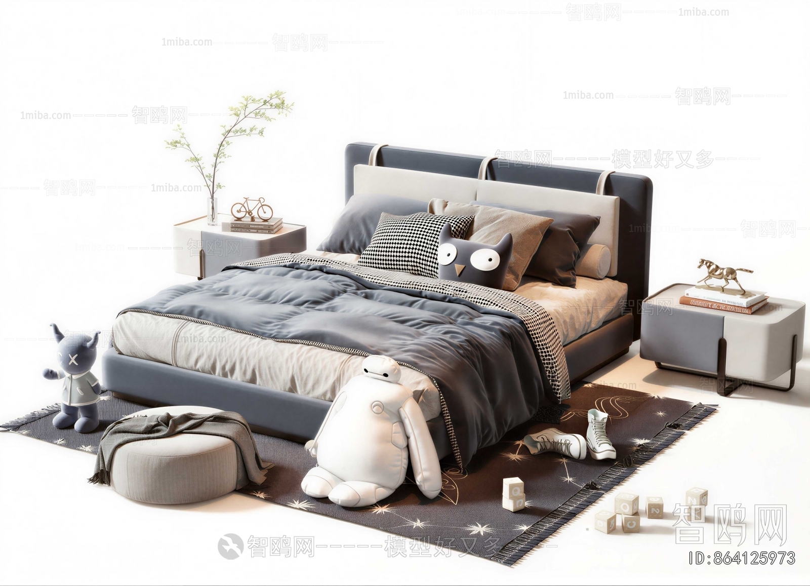 Modern Double Bed