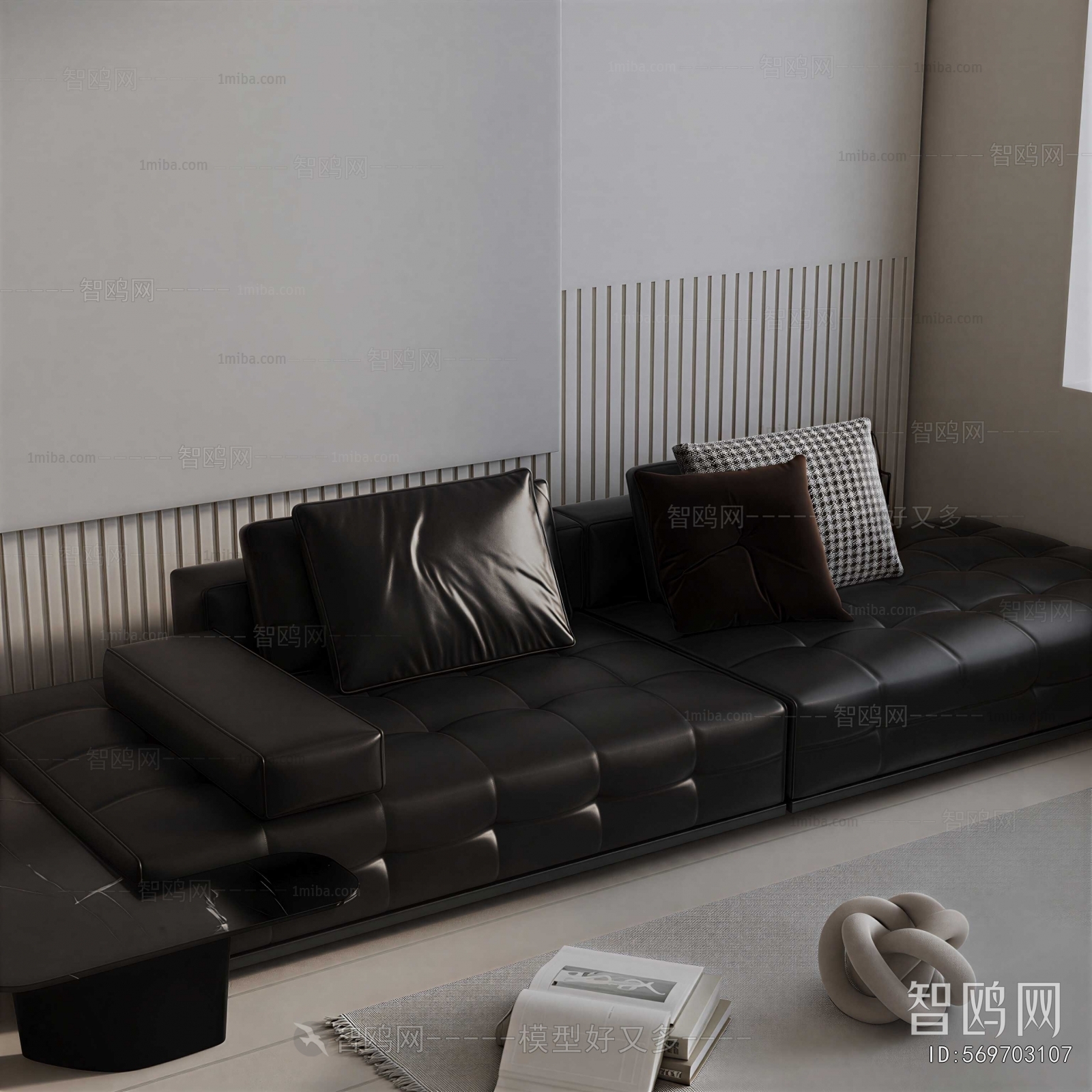 Modern Multi Person Sofa