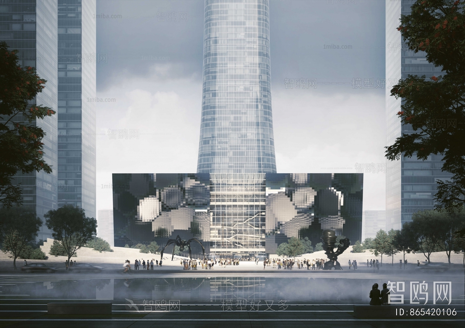 Modern Appearance Of Commercial Building