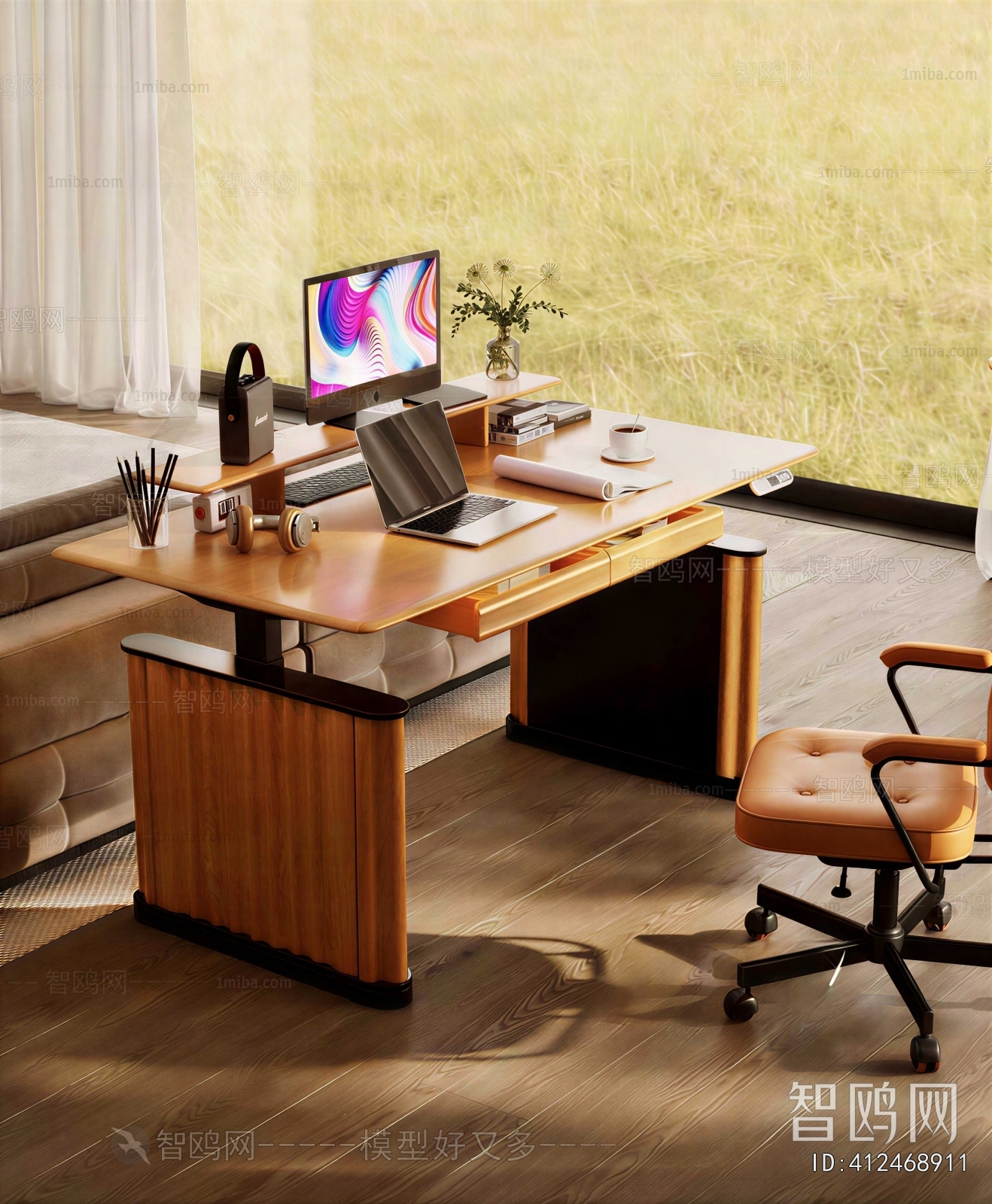 Modern Computer Desk And Chair