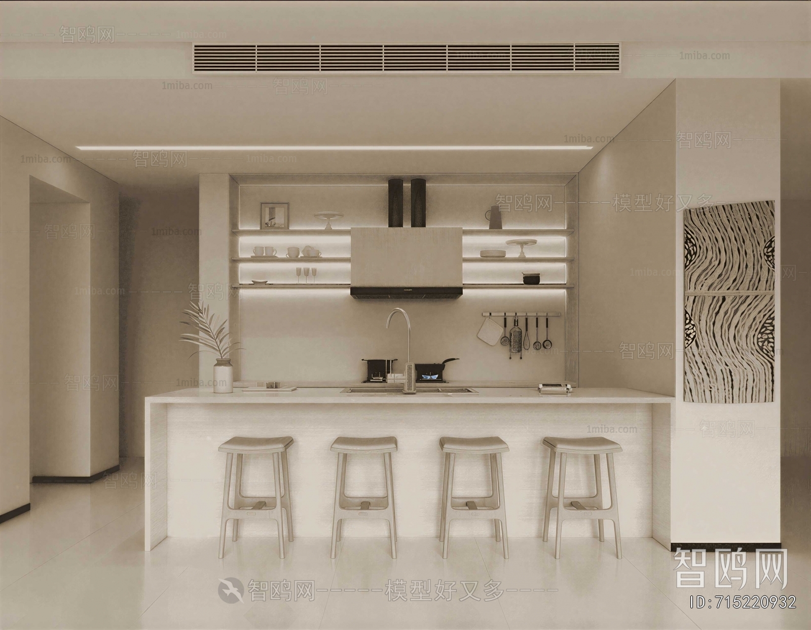 Modern Open Kitchen