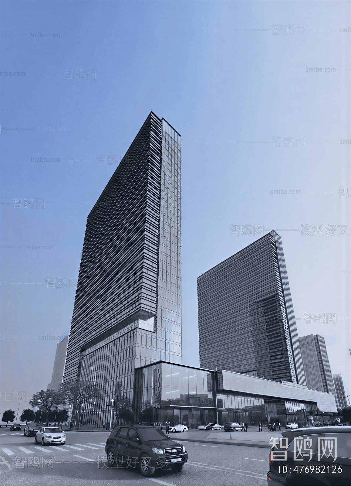 Modern Appearance Of Commercial Building