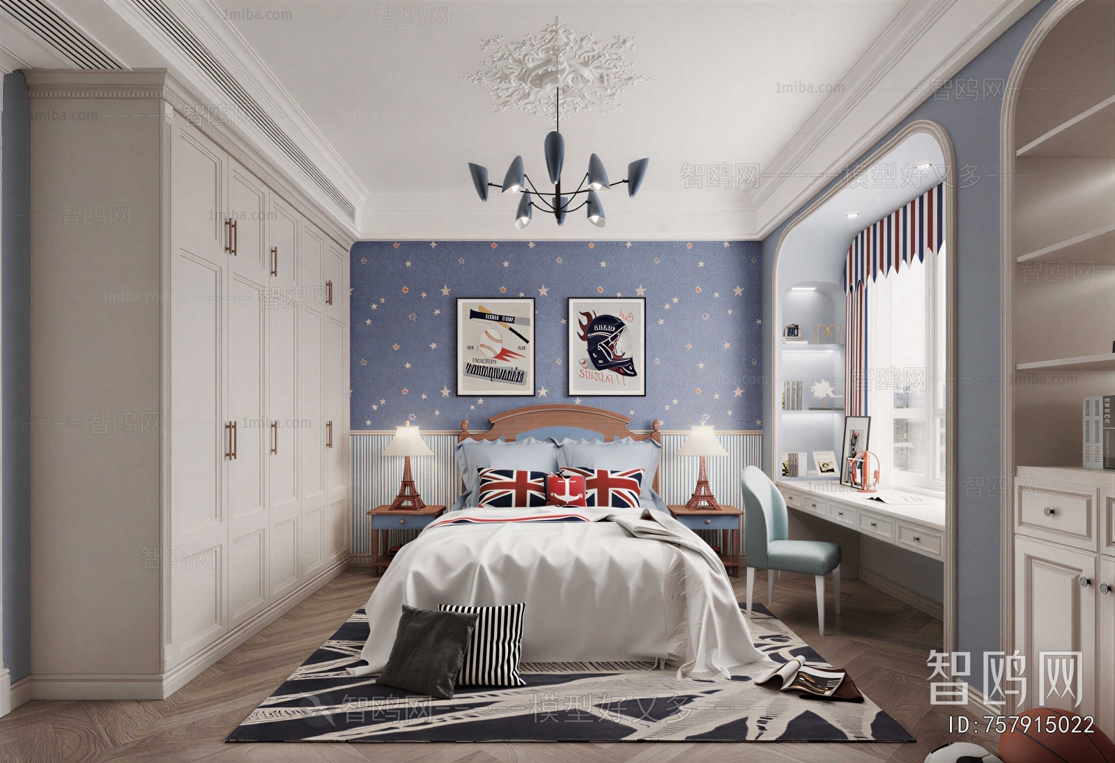 American Style Boy's Room And Son's Room
