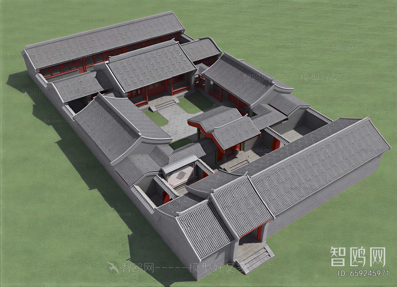 Chinese Style Residential Building
