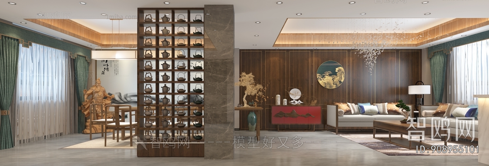 New Chinese Style Lobby Hall
