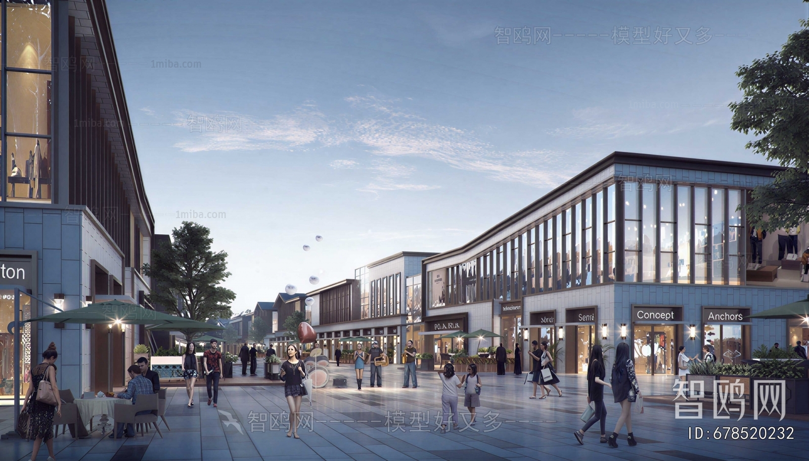 Modern Commercial Street