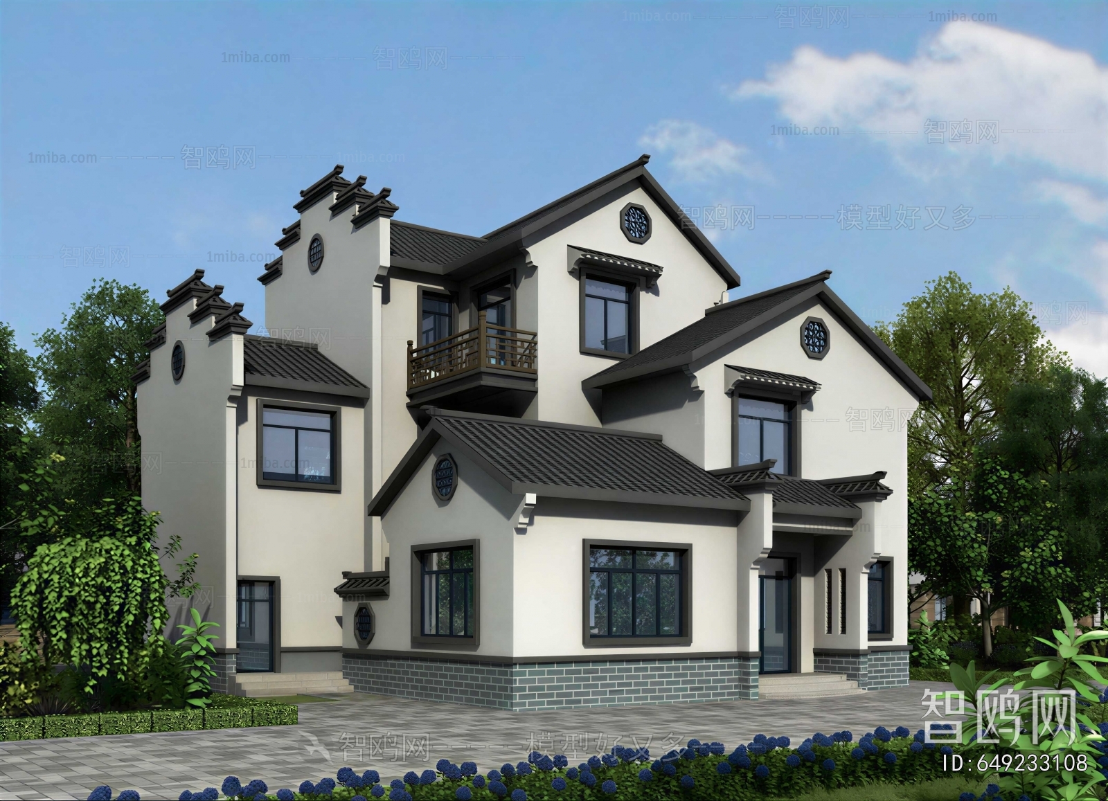 New Chinese Style Detached Villa