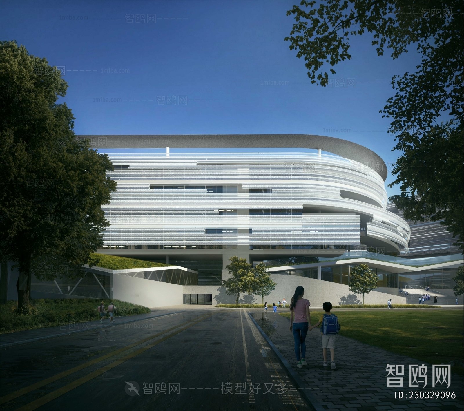 Modern Appearance Of Commercial Building
