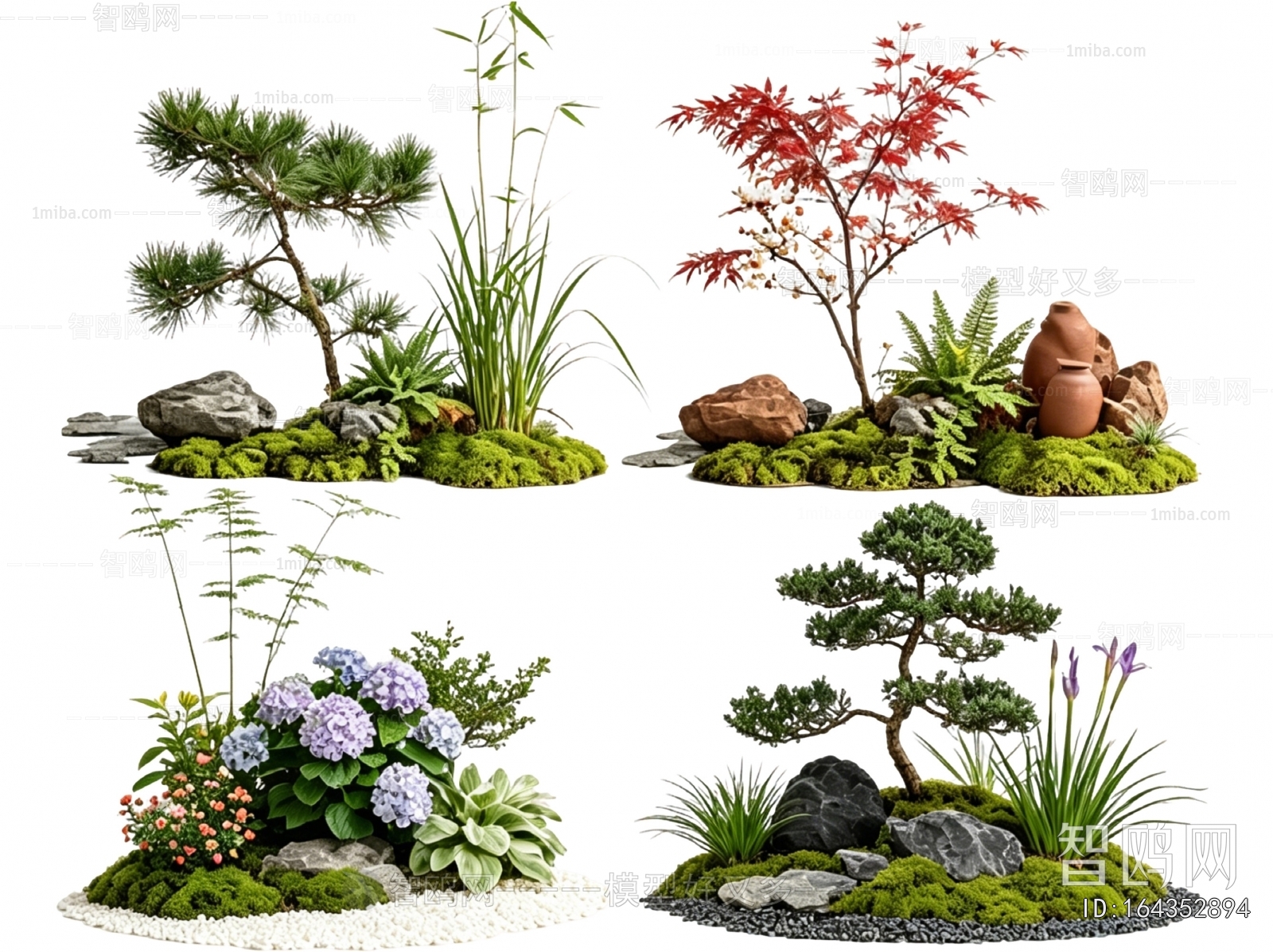 New Chinese Style Plant Landscaping
