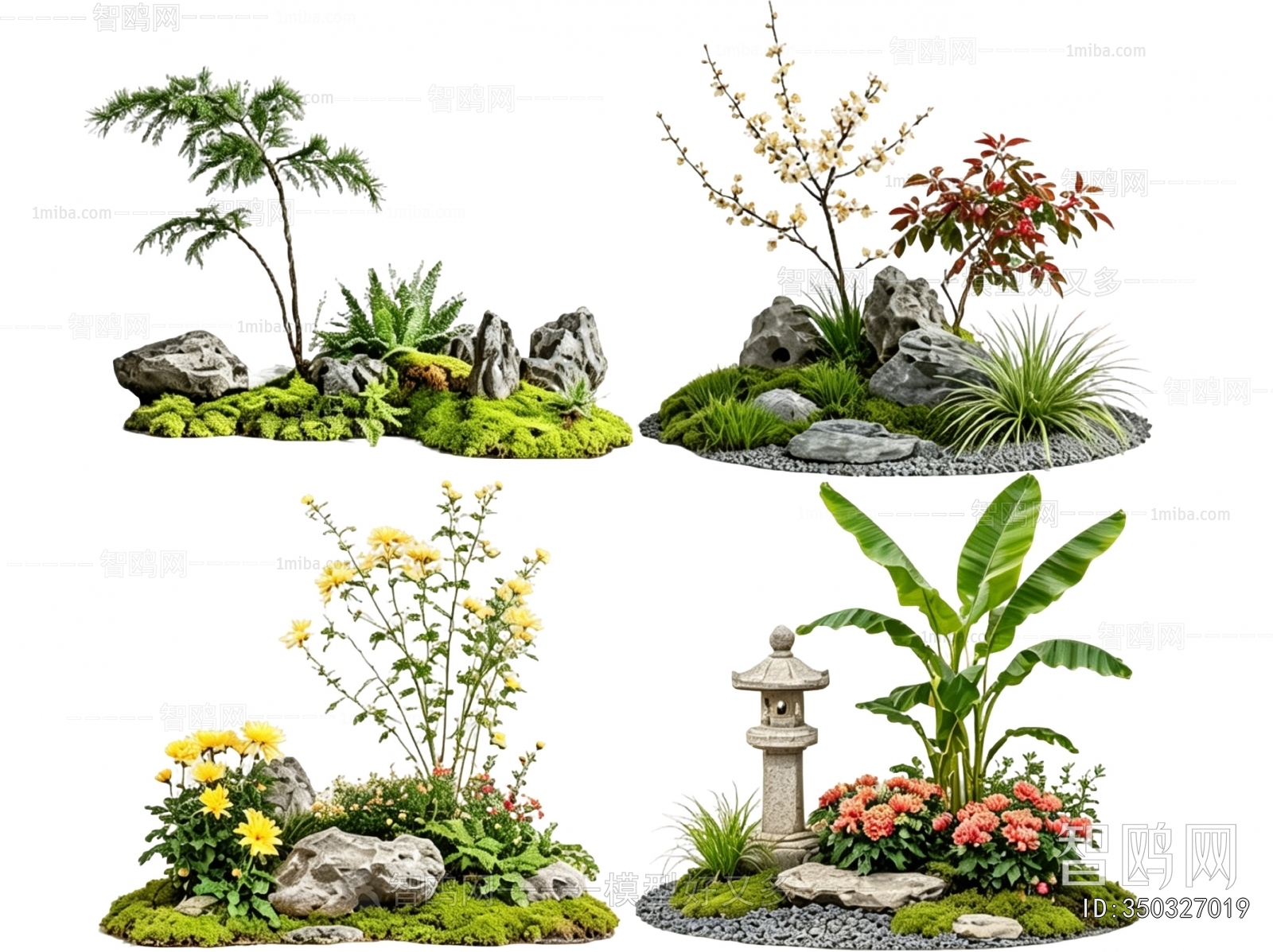 New Chinese Style Plant Landscaping