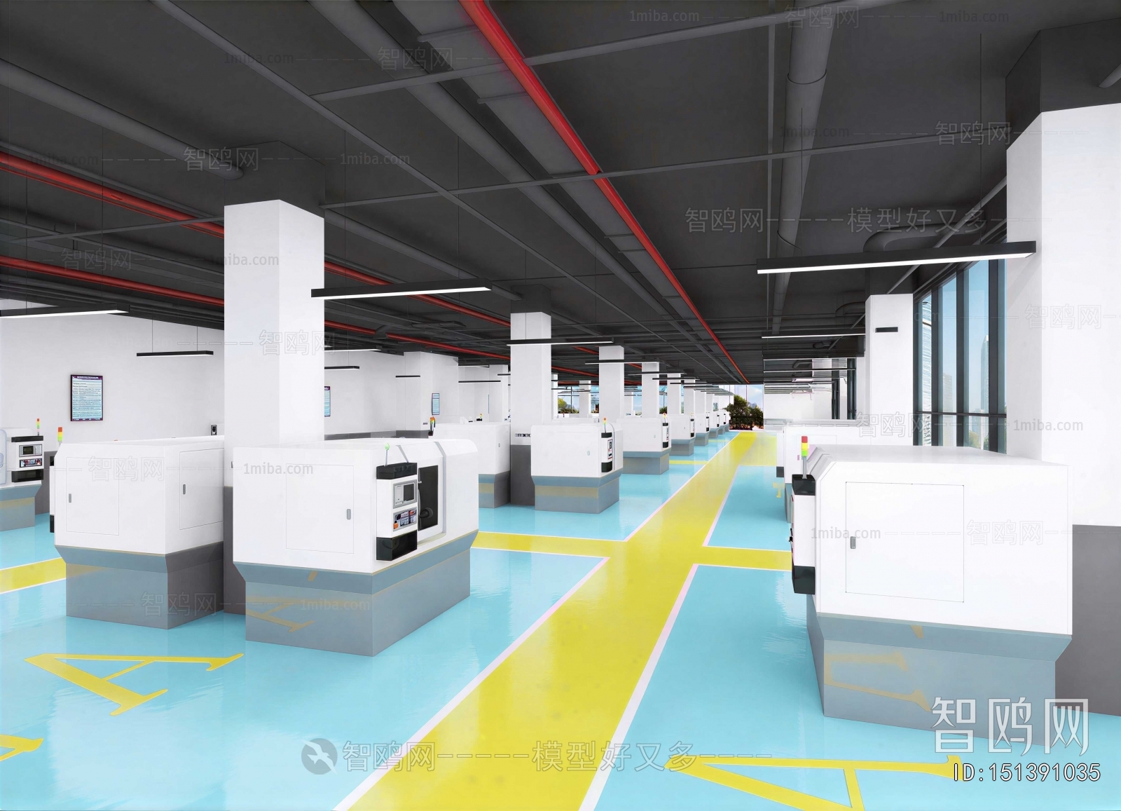Modern Factory Floor/warehouse