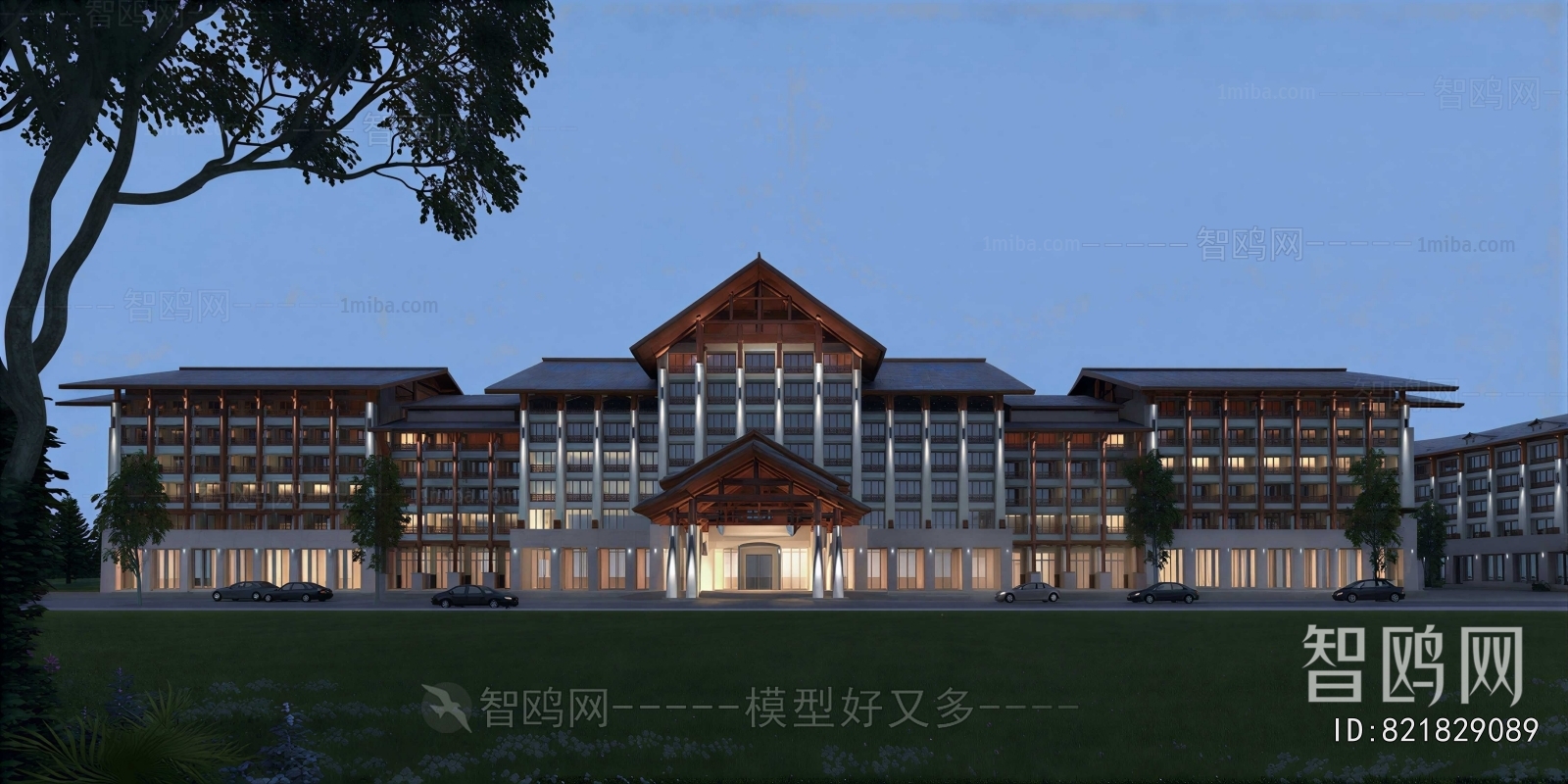 Modern Appearance Of Commercial Building