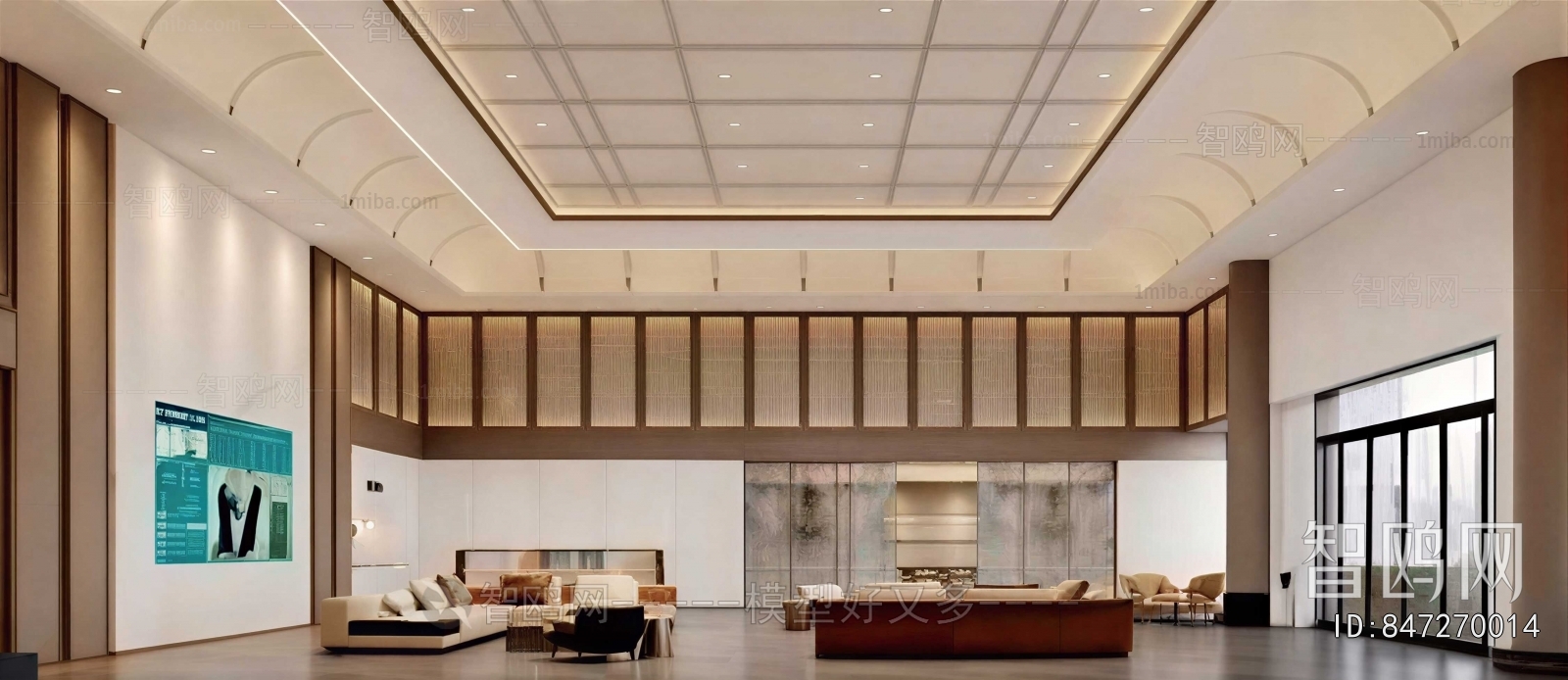 New Chinese Style Lobby Hall