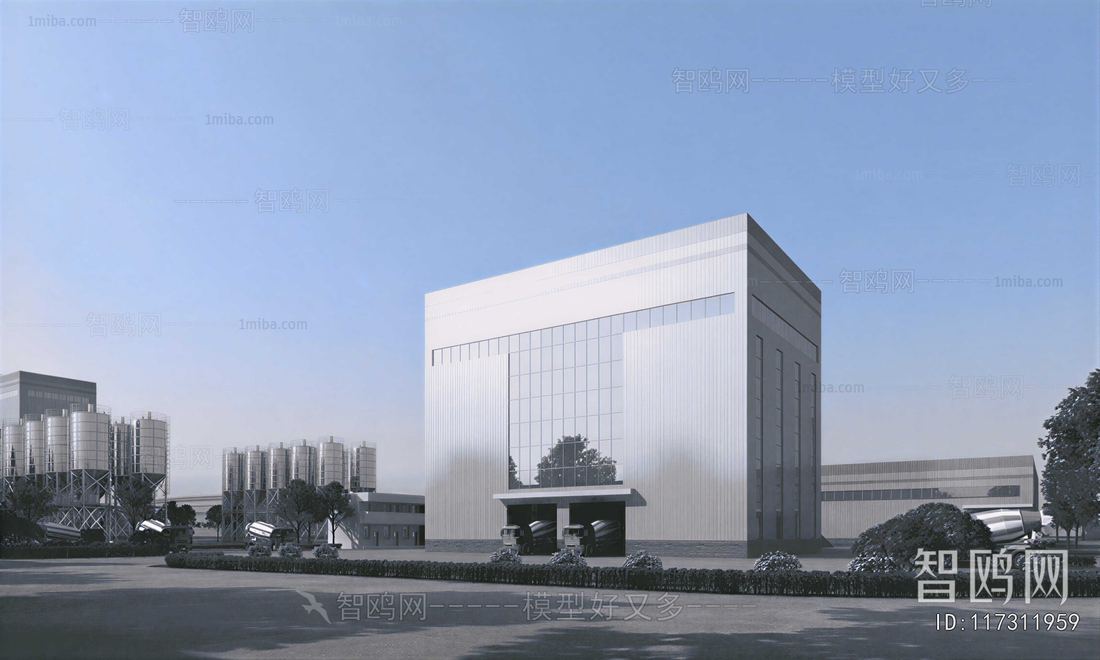 Modern Industrial Building